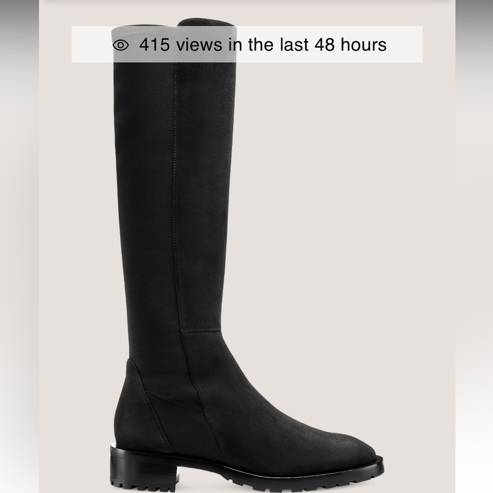 Stuart Weitzman 5050 Knee-high Suede Lugboot 7.5 C / 8 M